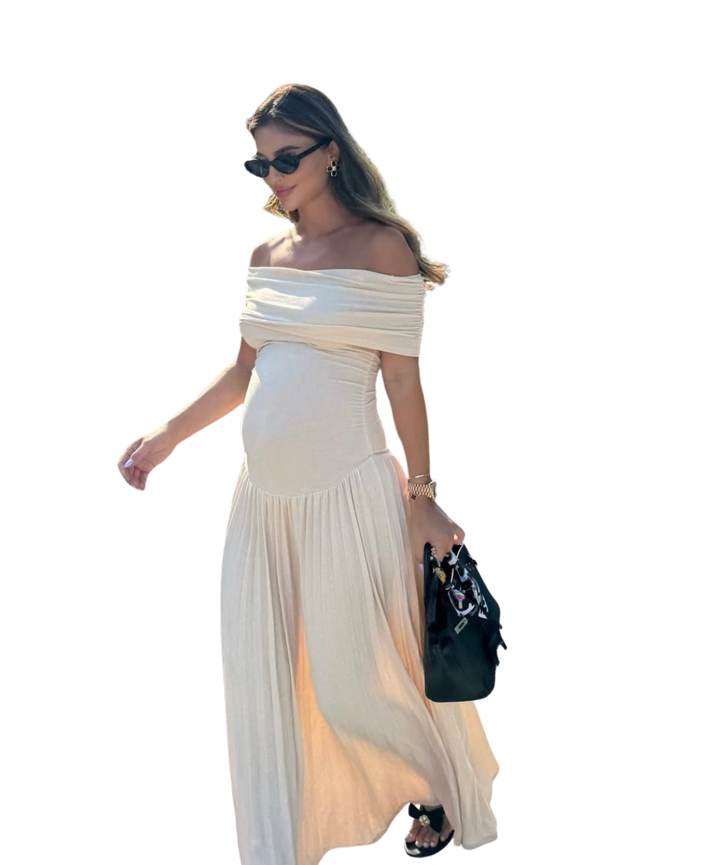 Robe plissée VOILE DE SABLE