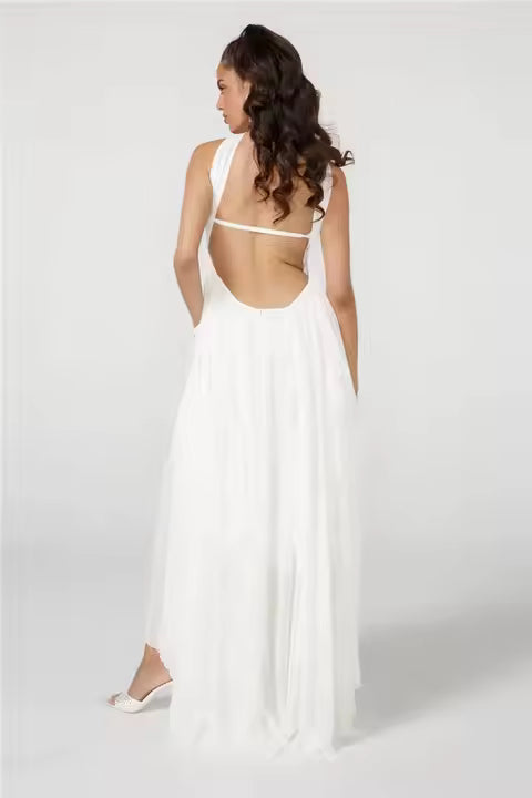 Robe à volants PETALES DE FLEURS
