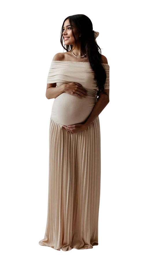 Robe plissée VOILE DE SABLE