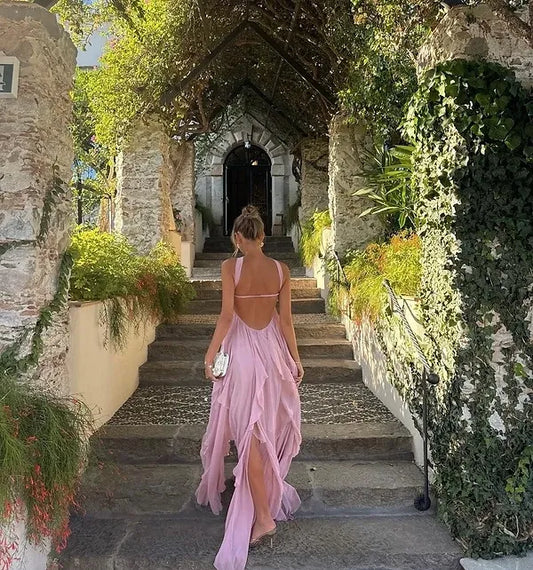 Robe à volants PETALES DE FLEUR